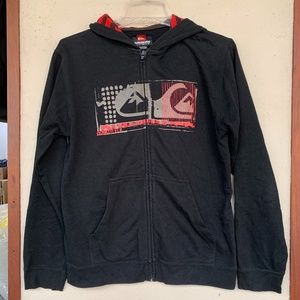 Boys Quiksilver Lightweight Full Zip Hoodie